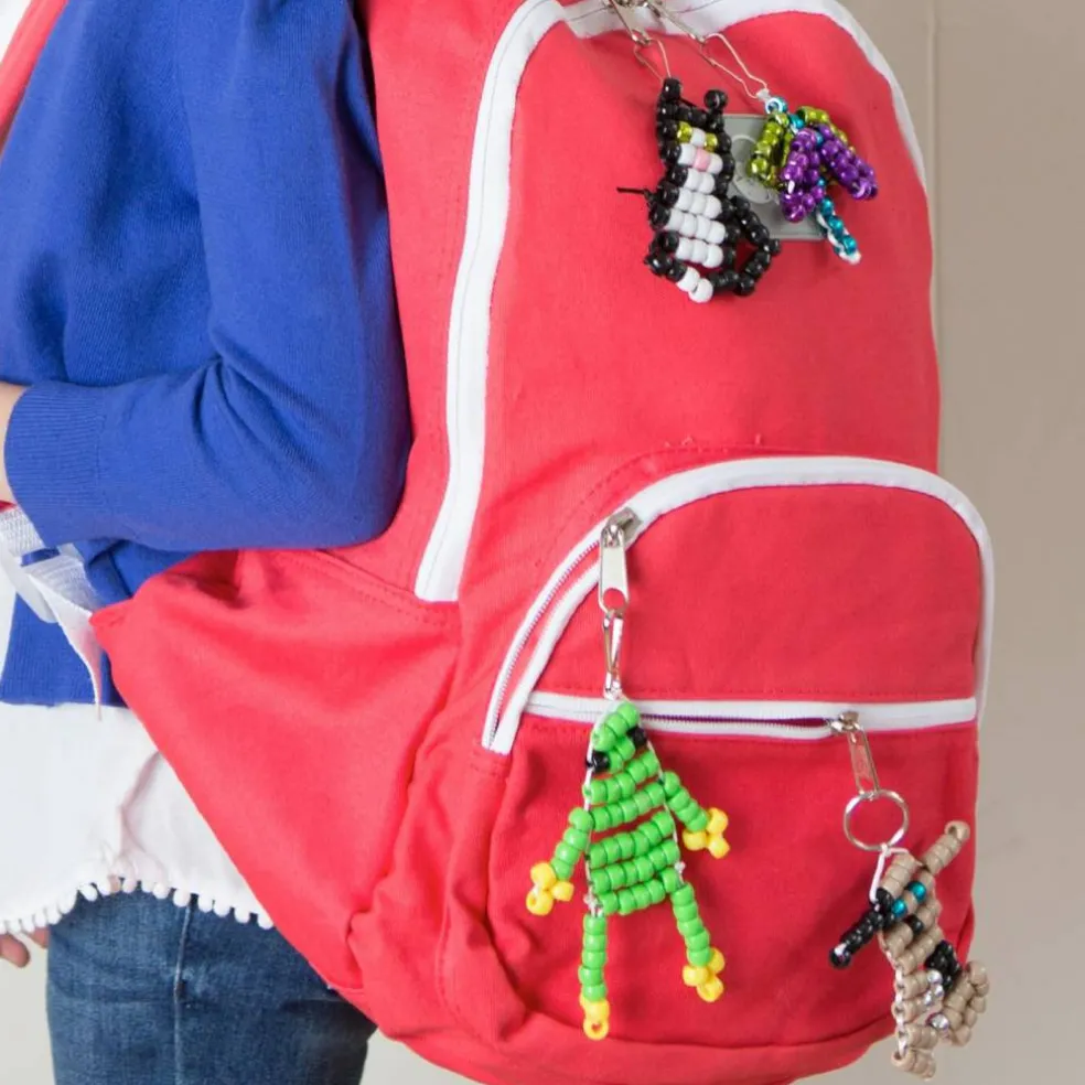 Create Your Own Bead Pets by Horizon Group Usa, Includes Over 600 Pony Beads, 6 Key Rings, Storage Box & Much More