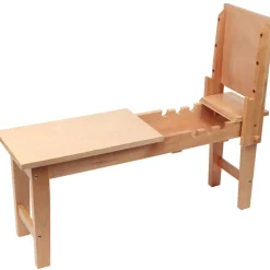 Creative Mark Belgian Art Horse - 40.25" x 11.38" x 17", Beechwood Drawing Bench and Easel with Sturdy Construction, Permanent Legs, 120/90-Degree Angles, Wooden Locking Pin, Built-in Storage