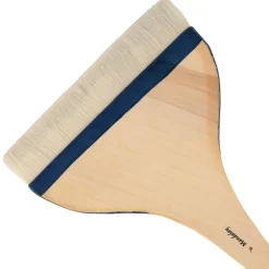 Creative Mark Mandalay Professional Goat Hair Hake Brush - 10" Wide Paint Brush with Paddle Handle for Professional Artists - Soft Natural Bristles Ideal for Sumi-e and Color Washes