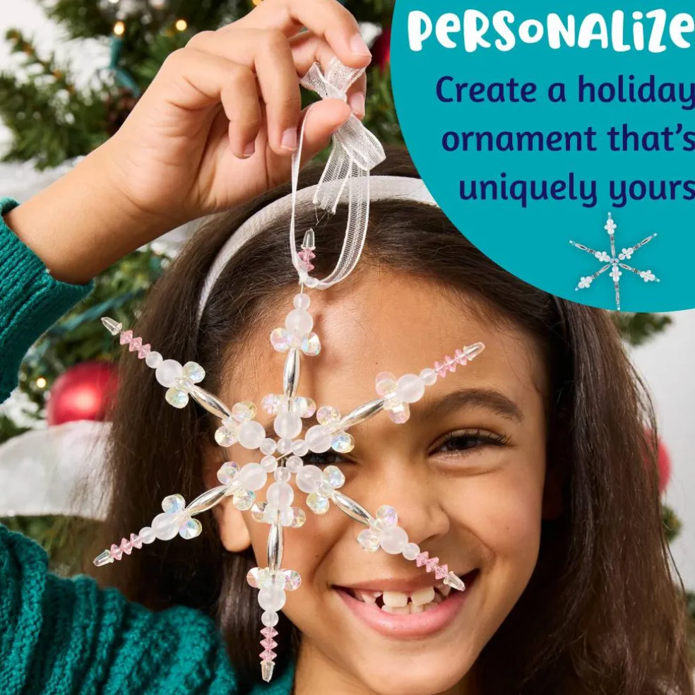 Creativity for Kids® Beaded Snowflake Ornaments