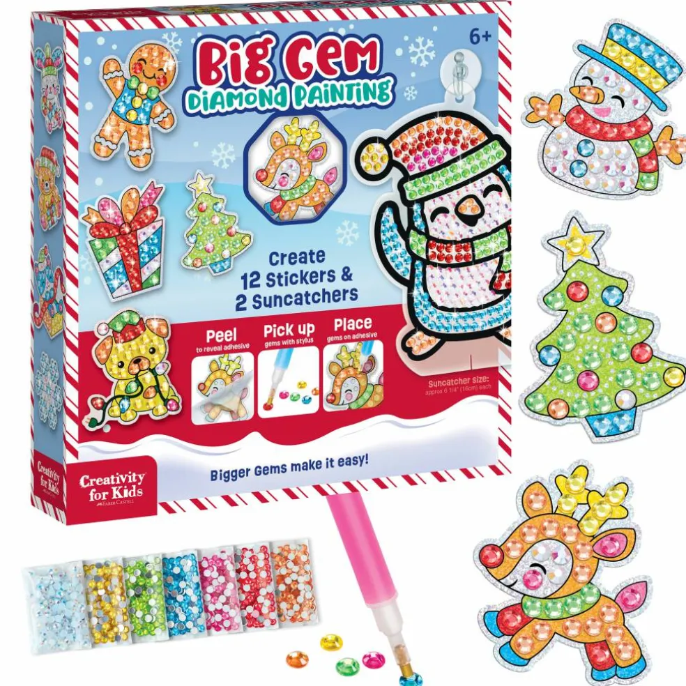 Creativity for Kids® Big Gem Diamond Painting Holiday