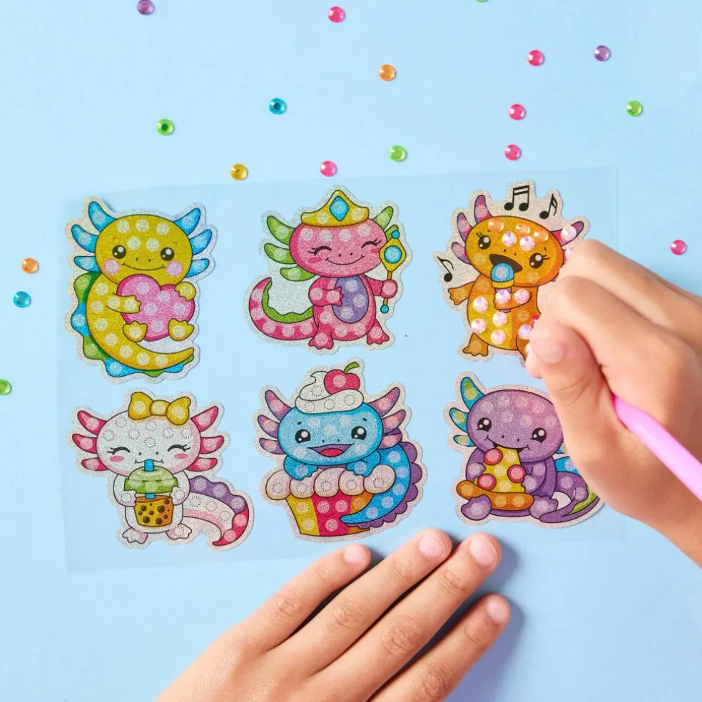 Creativity for Kids® Big Gem Diamond Painting Axolotl