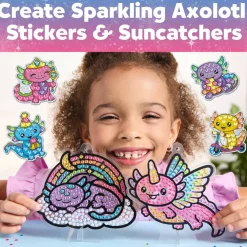 Creativity for Kids® Big Gem Diamond Painting Axolotl