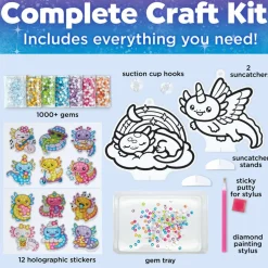 Creativity for Kids® Big Gem Diamond Painting Axolotl