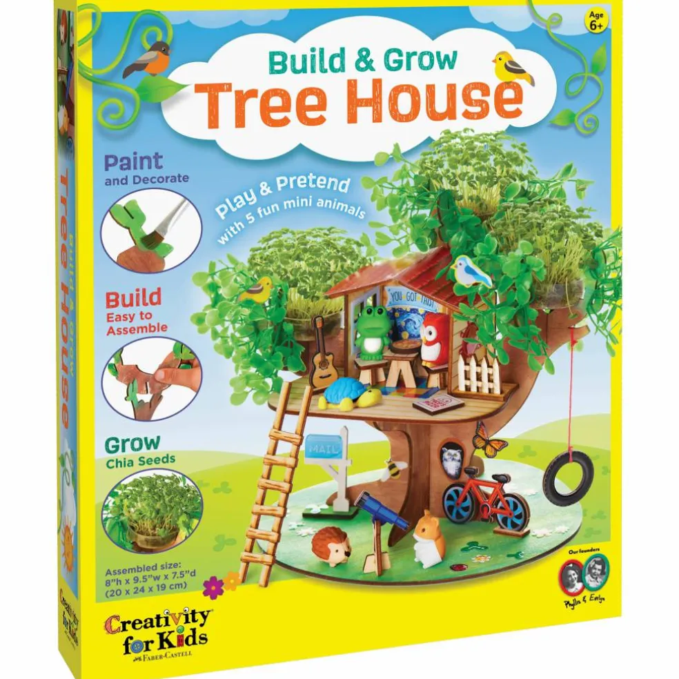 Creativity for Kids® Build & Grow Tree House Kit
