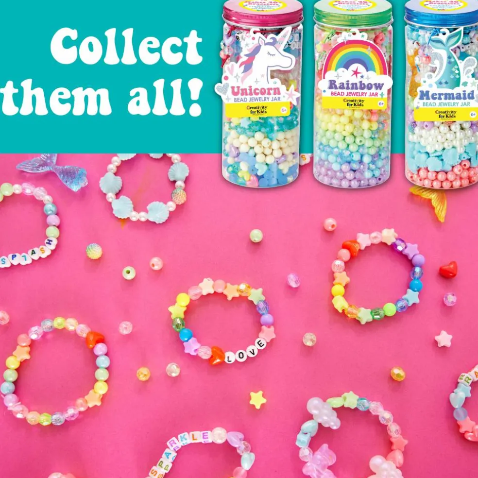 Creativity for Kids® Mermaid Bead Jewelry Jar