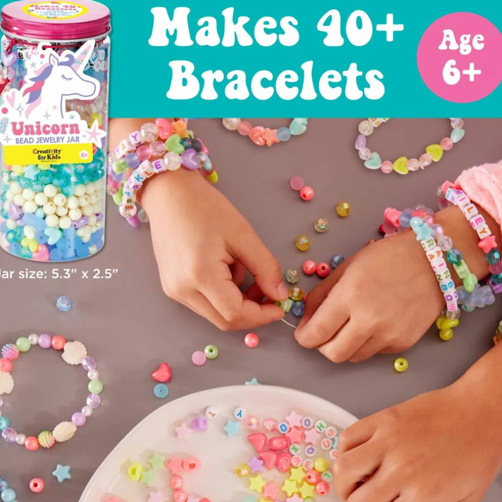 Creativity for Kids® Unicorn Bead Jewelry Jar