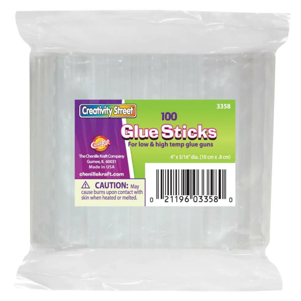 Creativity Street® Dual Temp Glue Stick Refills, Pack of 100