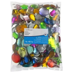 Creatology™ Acrylic Gems, Large Assorted