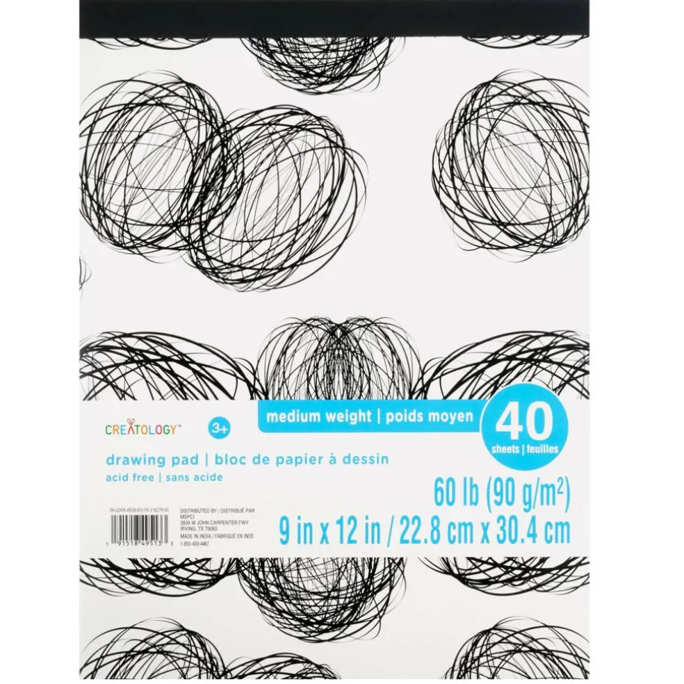 Creatology™ Kids Drawing Paper Pad, 40 Sheets