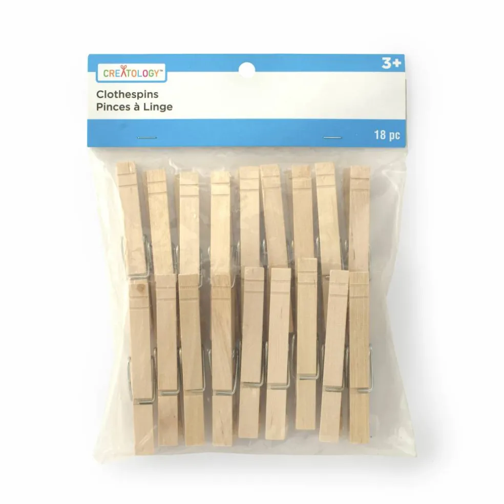 Creatology™ Large Wood Clothespins