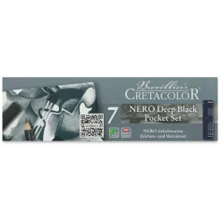 Cretacolor Nero Deep Black Pencils Set - Set of 7