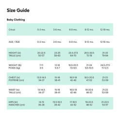 Cricut Baby Bodysuit Onsie Heat Transfer Blank, 2 Count, Size 9-12M