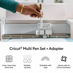 Cricut® Black Multi Pen Set + Adapter