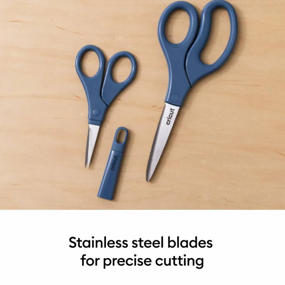Cricut® Blue 2-Pair Scissors Set