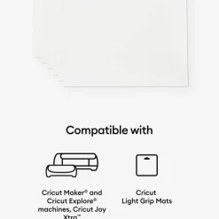 Cricut® Clear US Letter Printable Vinyl, 12ct.