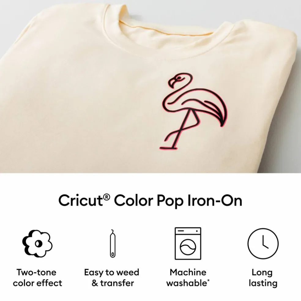 Cricut® Color Pop Iron-On™ Heat-Transfer Vinyl