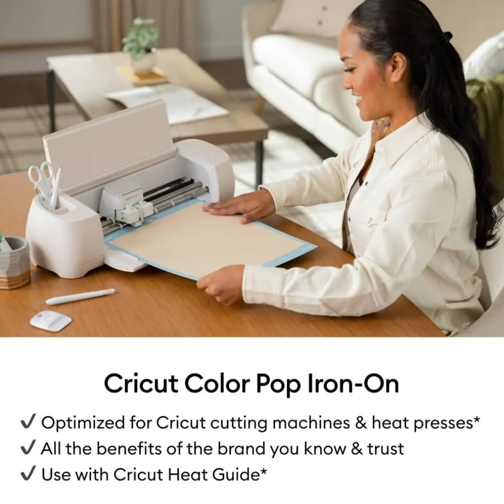 Cricut® Color Pop Iron-On™ Heat-Transfer Vinyl