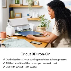 Cricut 3D Iron-On Bold Sampler Sheets, 12 in x 12 in, 5 ct