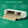 Cricut Explore 5 Card Making & Vinyl Bundle with Smart Vinyl, Smart Iron-On Samplers & Card Kit | Cricut Machine for Cards, Decals & Crafts