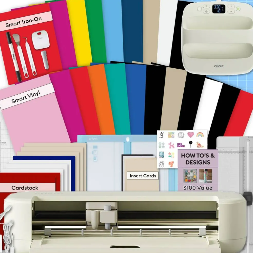 Cricut Explore 5 EasyPress Iron-On Kit Bundle