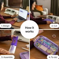 Cricut Explore® 5 in Taupe & Essential Bundle with Digital Content