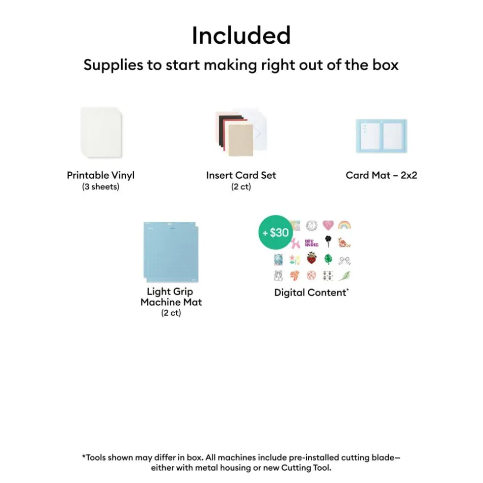 Cricut Explore® 5 in Taupe & Essential Bundle with Digital Content