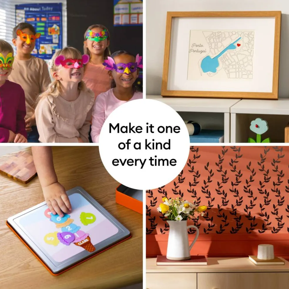 Cricut Explore® 5 in Teal & Essential Bundle with Digital Content
