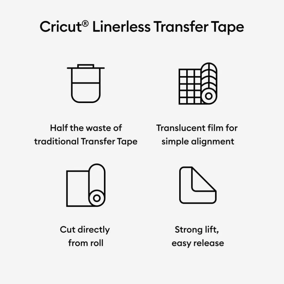 Cricut® 15ft. Linerless Transfer Tape, Transparent