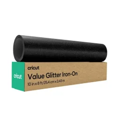 Cricut Glitter Value Iron-On for Sparkle, 10 in x 8 ft