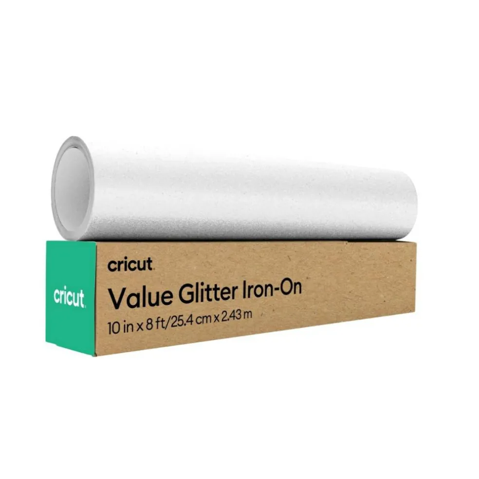 Cricut Glitter Value Iron-On for Sparkle, 10 in x 8 ft
