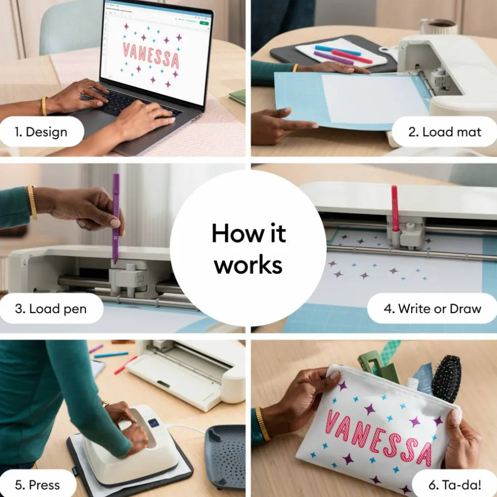 Cricut® Infusible Ink™ 1mm Basics Sampler Sublimation Pens, 3ct. with Adapter