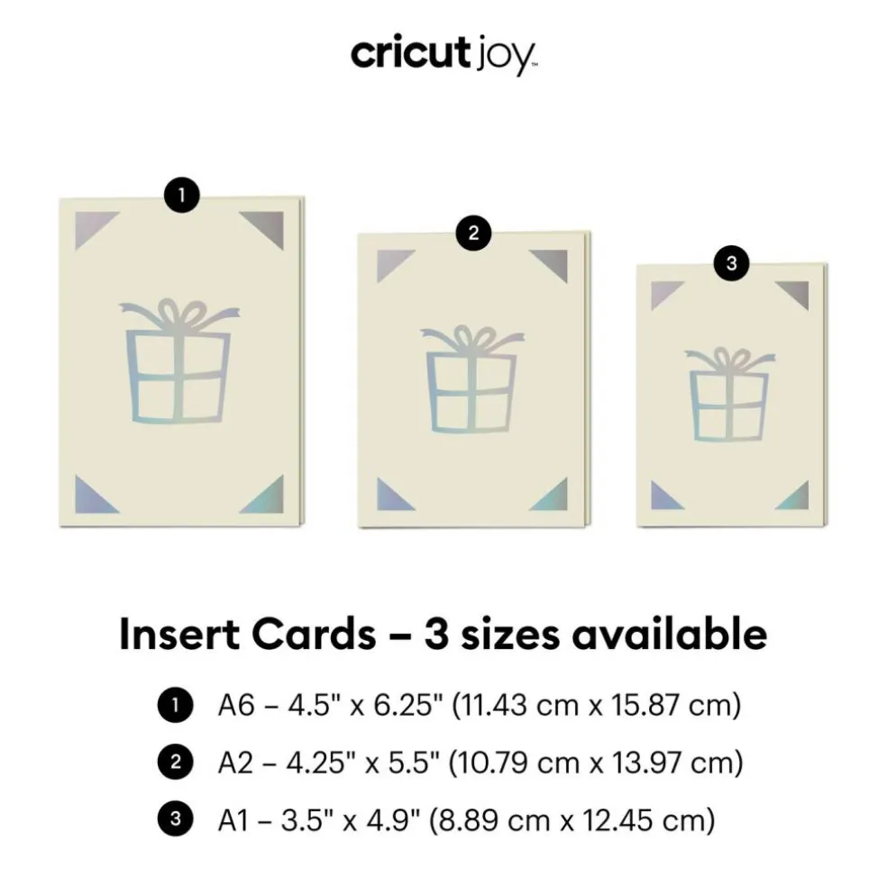 Cricut Insert Cards, Macarons Sampler - R10 (15 ct), 3.5" x 4.9"