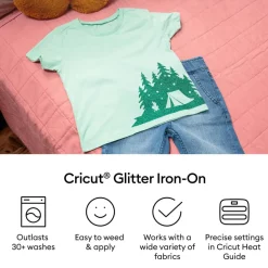 Cricut® Iron-On Glitter