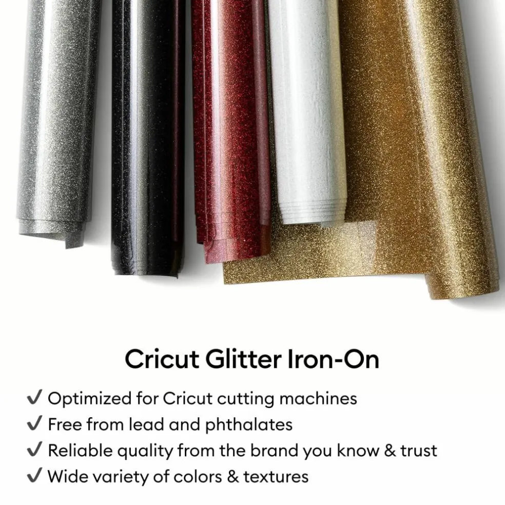 Cricut® Iron-On Glitter