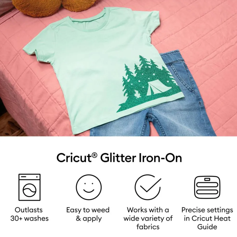 Cricut® Iron-On Glitter