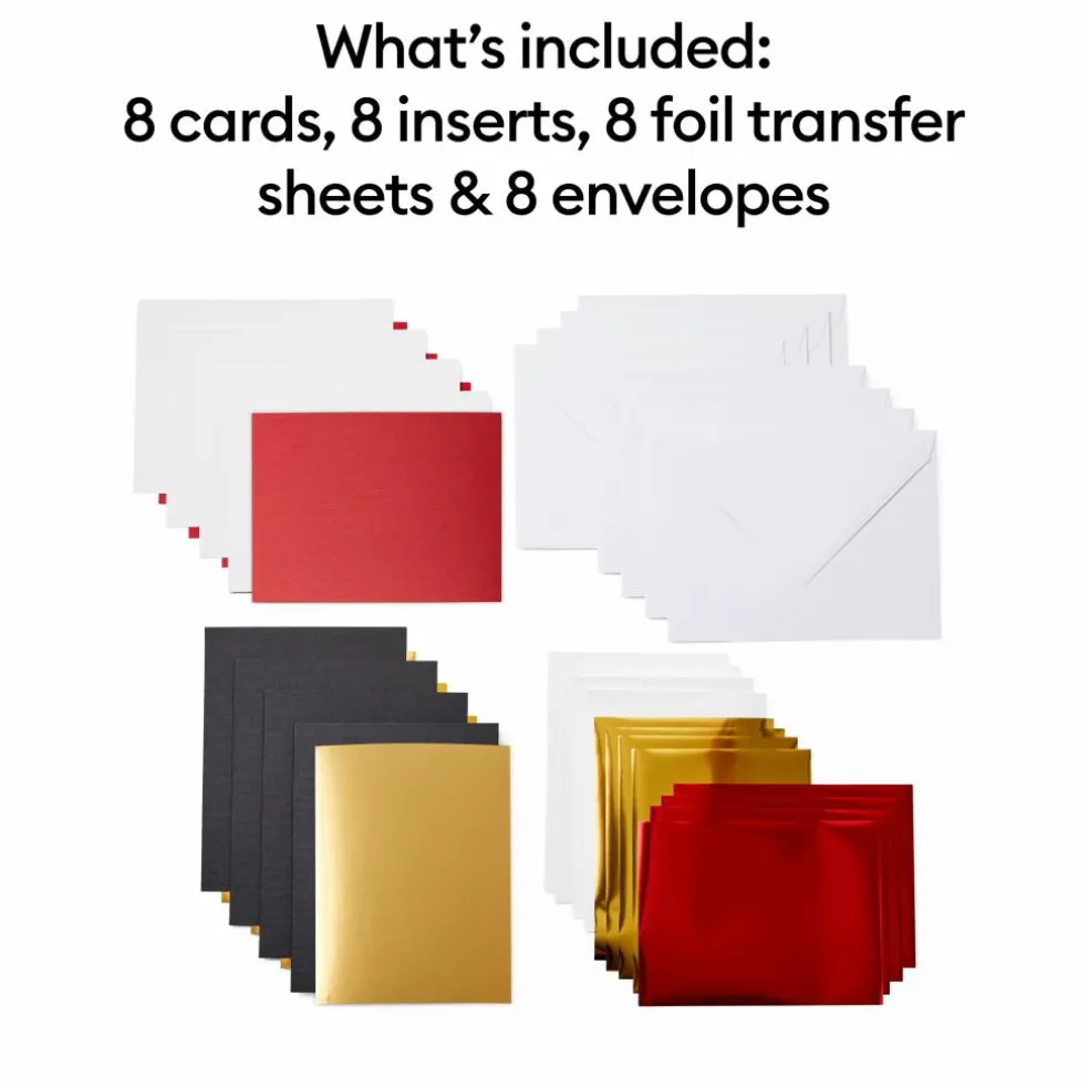 Cricut Joy™ A2 Foil Transfer Insert Cards, Royal Flush