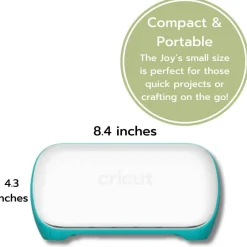 Cricut Joy Cutting Machine Bundle with 7 Smart Iron-On Rolls - Compact Vinyl Cutter for Custom Apparel & DIY Crafts