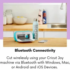 Cricut Joy Cutting Machine Bundle with 7 Smart Iron-On Rolls - Compact Vinyl Cutter for Custom Apparel & DIY Crafts