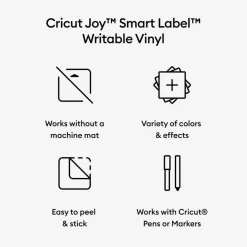 Cricut Joy™ Smart Label™ Permanent Writable Vinyl, Gold