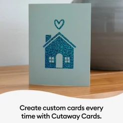 Cricut Joy™ 4.25" x 5.5" Marina Cutaway Cards with Backers & Envelopes, 8ct.
