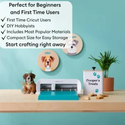 Cricut Joy Xtra Machine with Smart Vinyl Sampler Packs, Transfer Tape and Tool Set Bundle