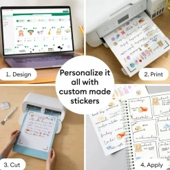 Cricut Joy Xtra Printable Sticker Starter Bundle Set