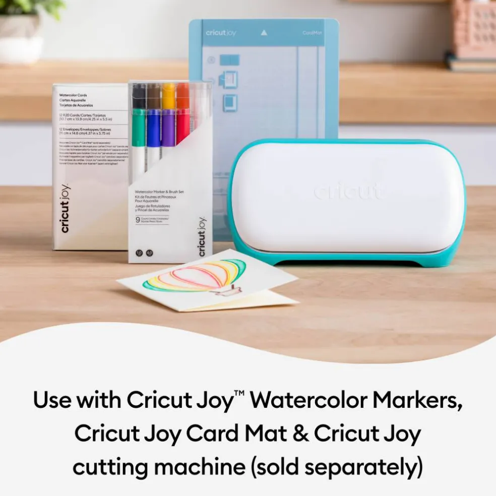 Cricut Joy™ 4.25" x 5.5" Watercolor Cards & Envelopes