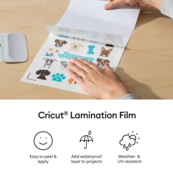 Cricut Lamination Film Sheets for Print Projects, 8.5 in x 11 in, 30 ct