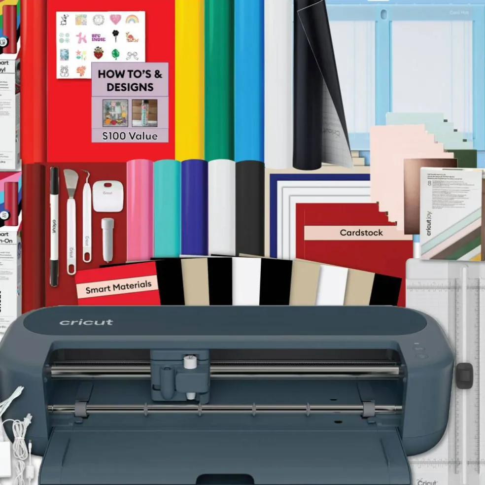 Cricut Maker 5 Card Making, Vinyl & Iron-On Starter Bundle
