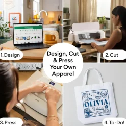 Cricut Maker 4 EasyPress SE and Craft Materials Bundle