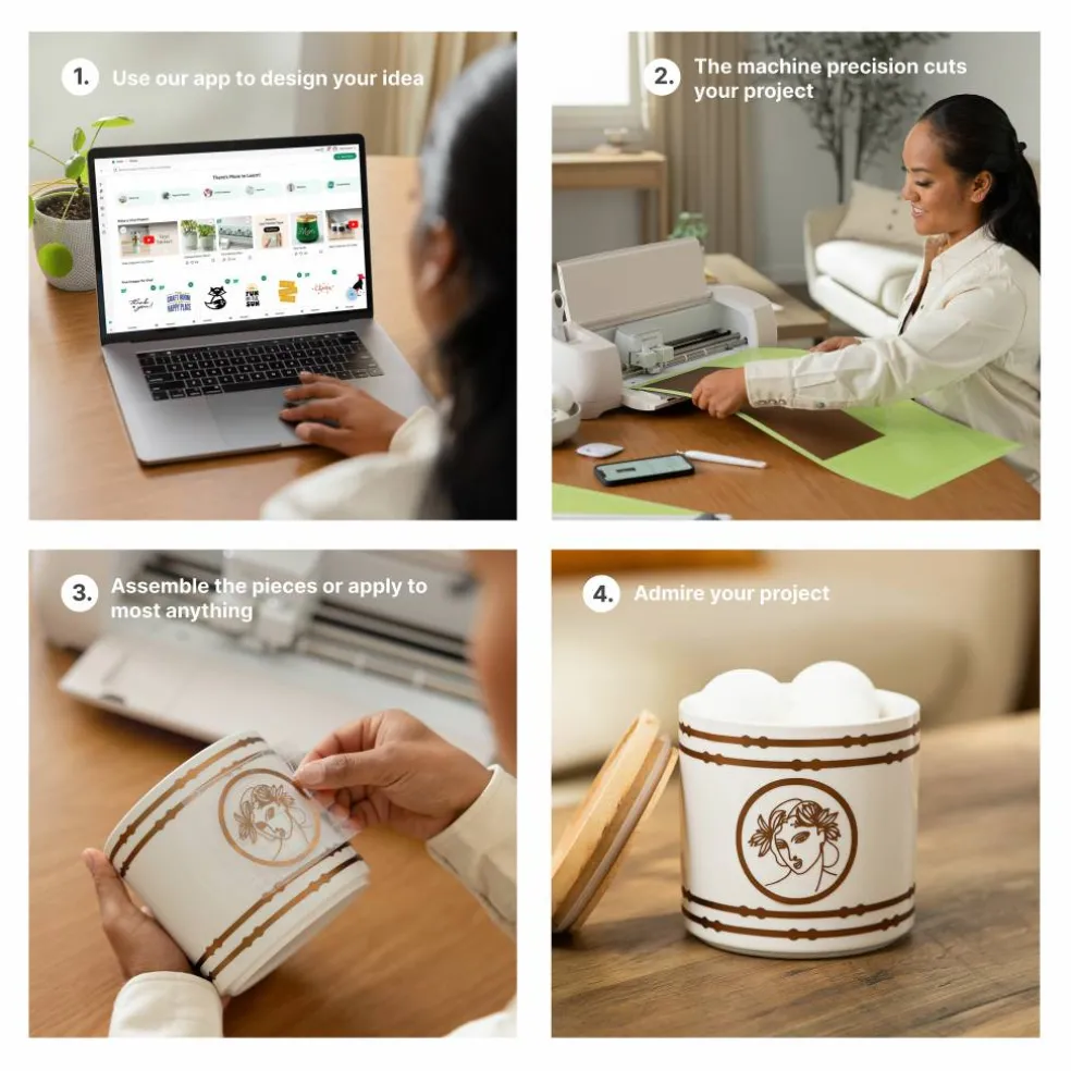 Cricut Maker® 4 in Sage & Essentials Bundle