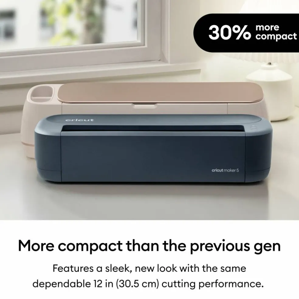 Cricut Maker® 5 in Slate Blue & Deluxe Bundle
