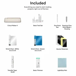 Cricut Maker® 4 + Starter Bundle
